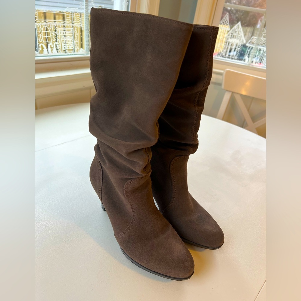 La CANADIENNE, Heeled knee high boots, size 7